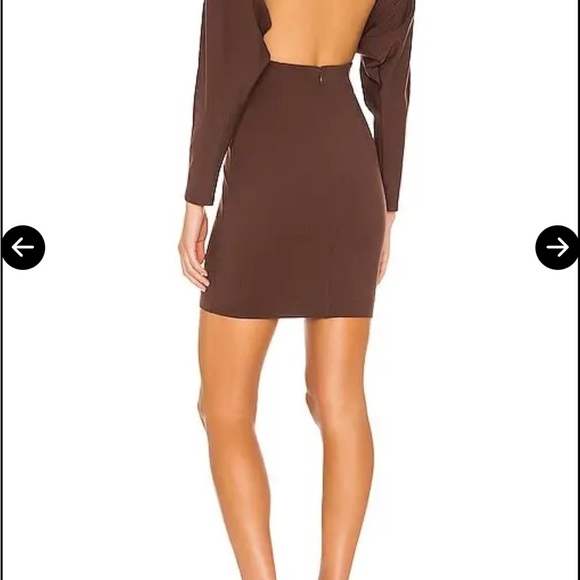 REVOLVE Brown Long Sleeve Dress - Picture 2 of 5